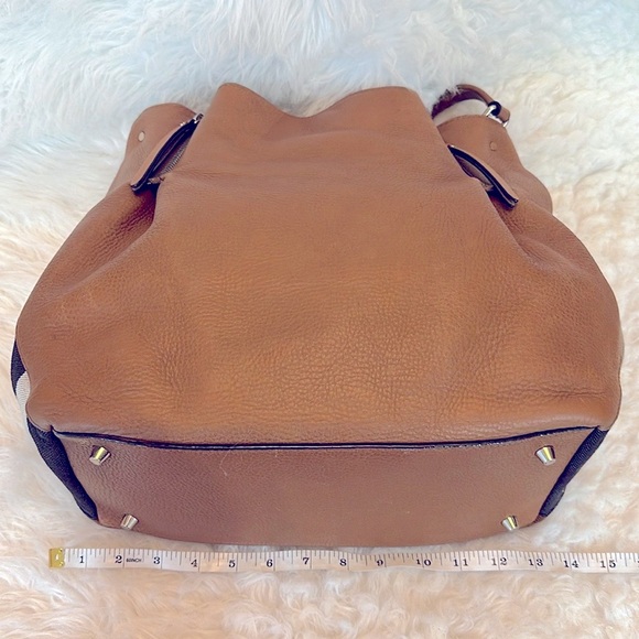 BURBERRY MAIDSTONE leather and nova check shoulder bag - Picture 12 of 15
